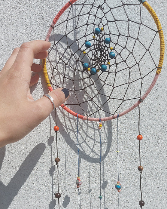Acchiappasogni da appendere multicolore