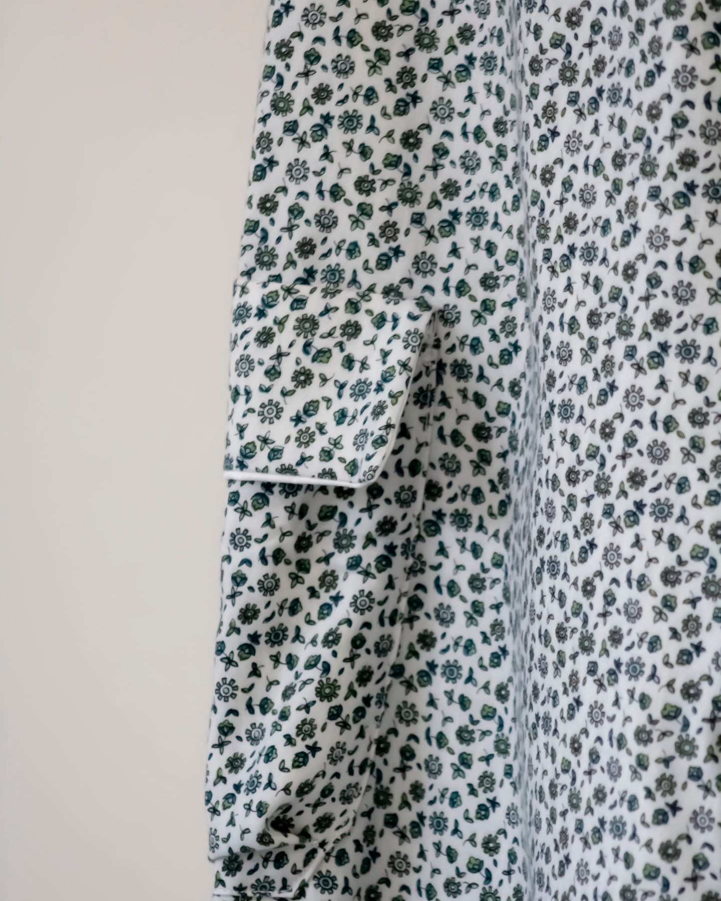 Pantaloni Cargo Gabardine Floreale