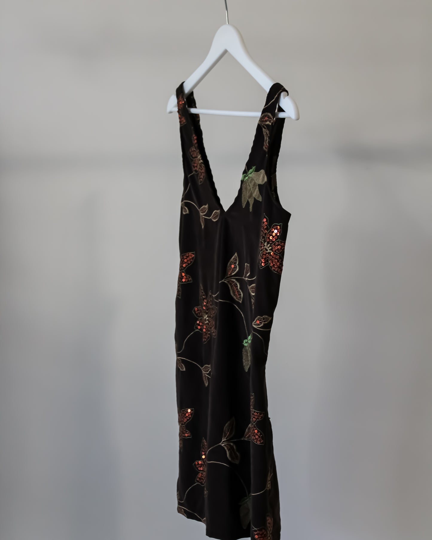 Abito Velluto Ricami