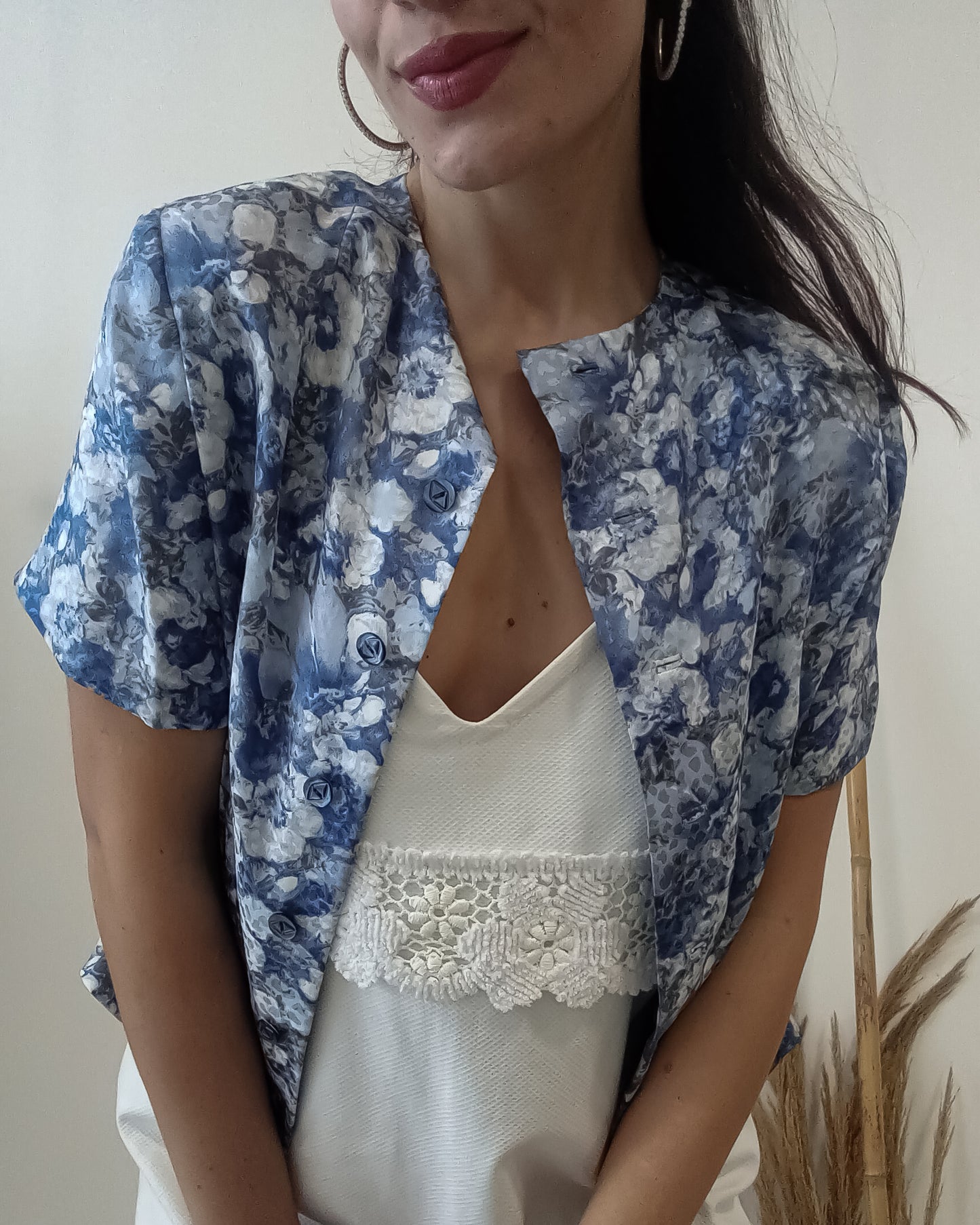 Camicetta Seta Floreale