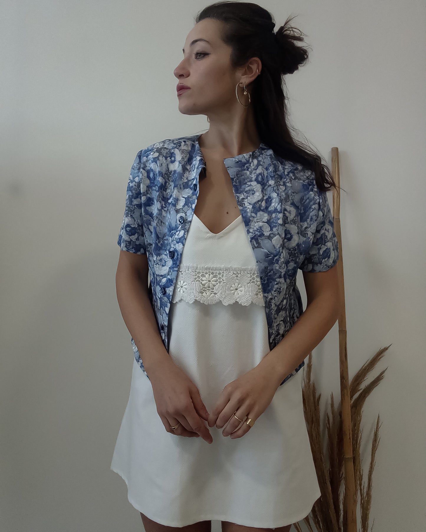 Camicetta Seta Floreale