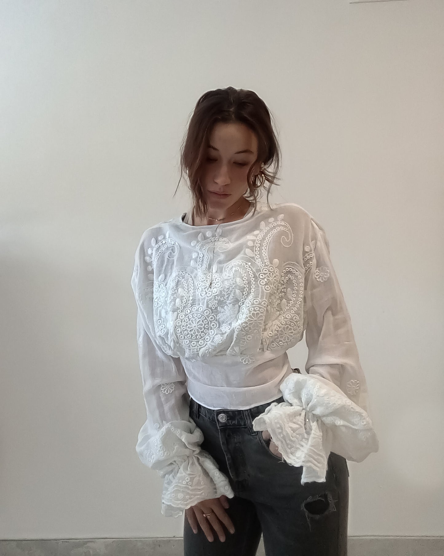 Camicia Manica Baloon