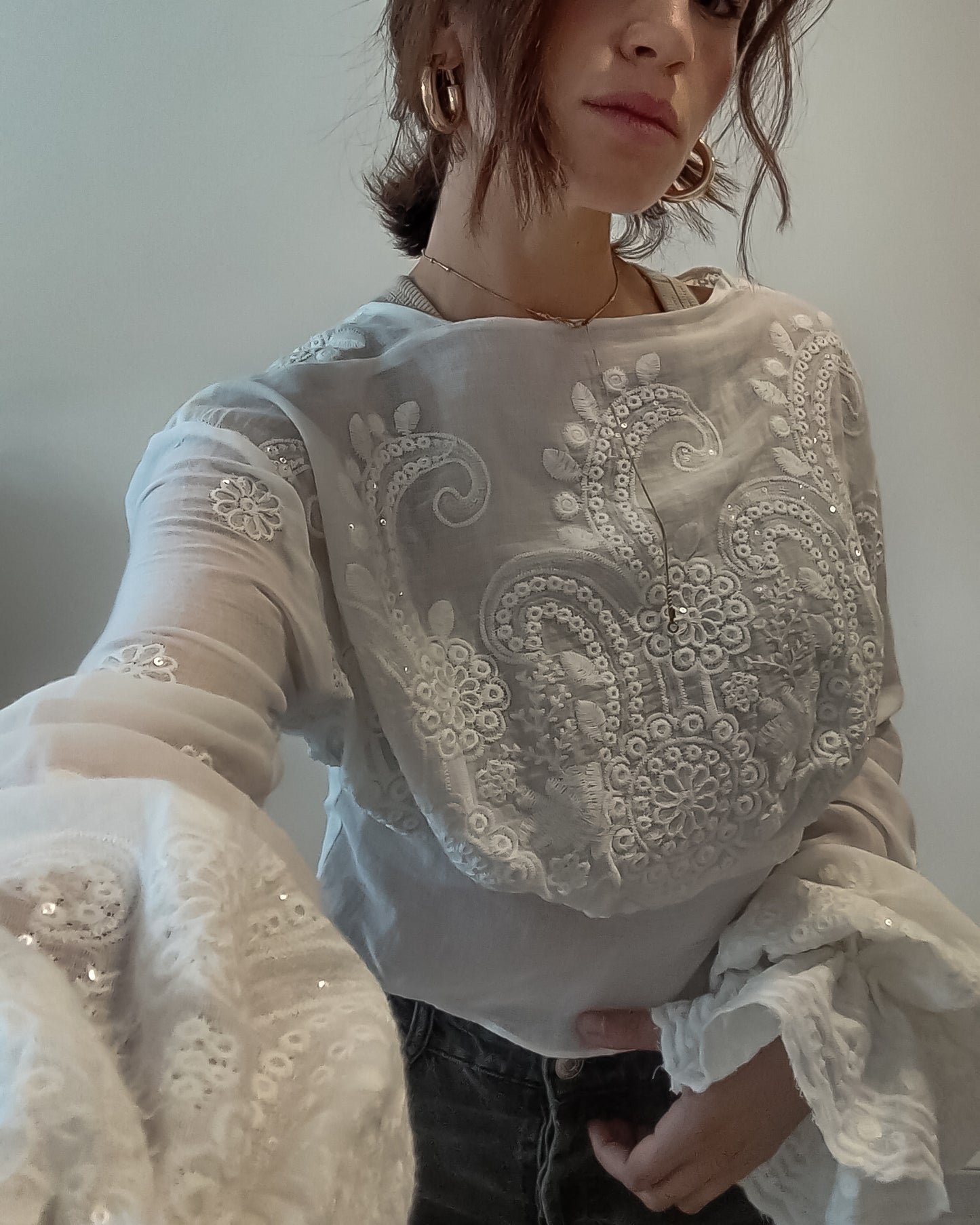 Camicia Manica Baloon