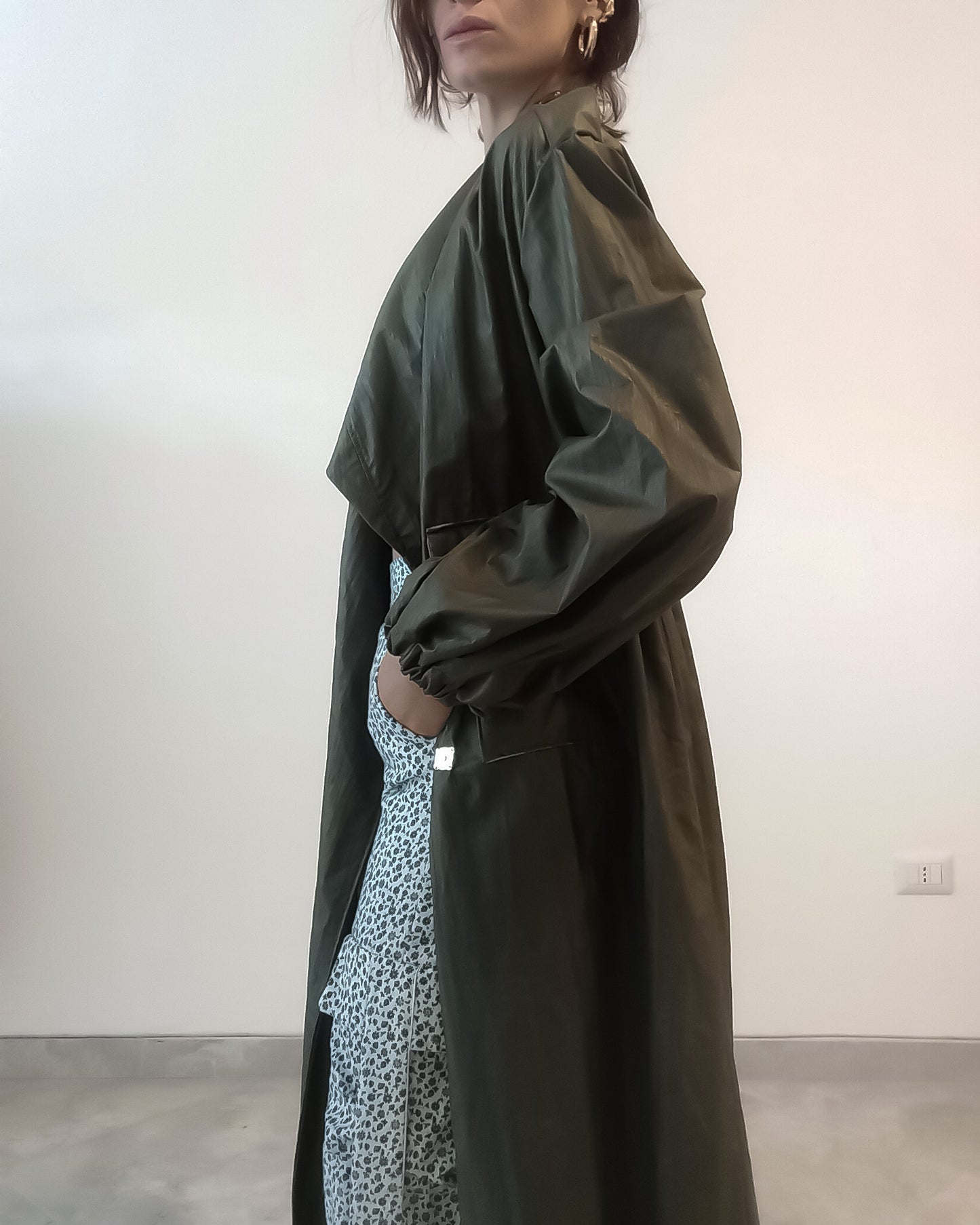 Trench Oversized  Nylon Ripstop