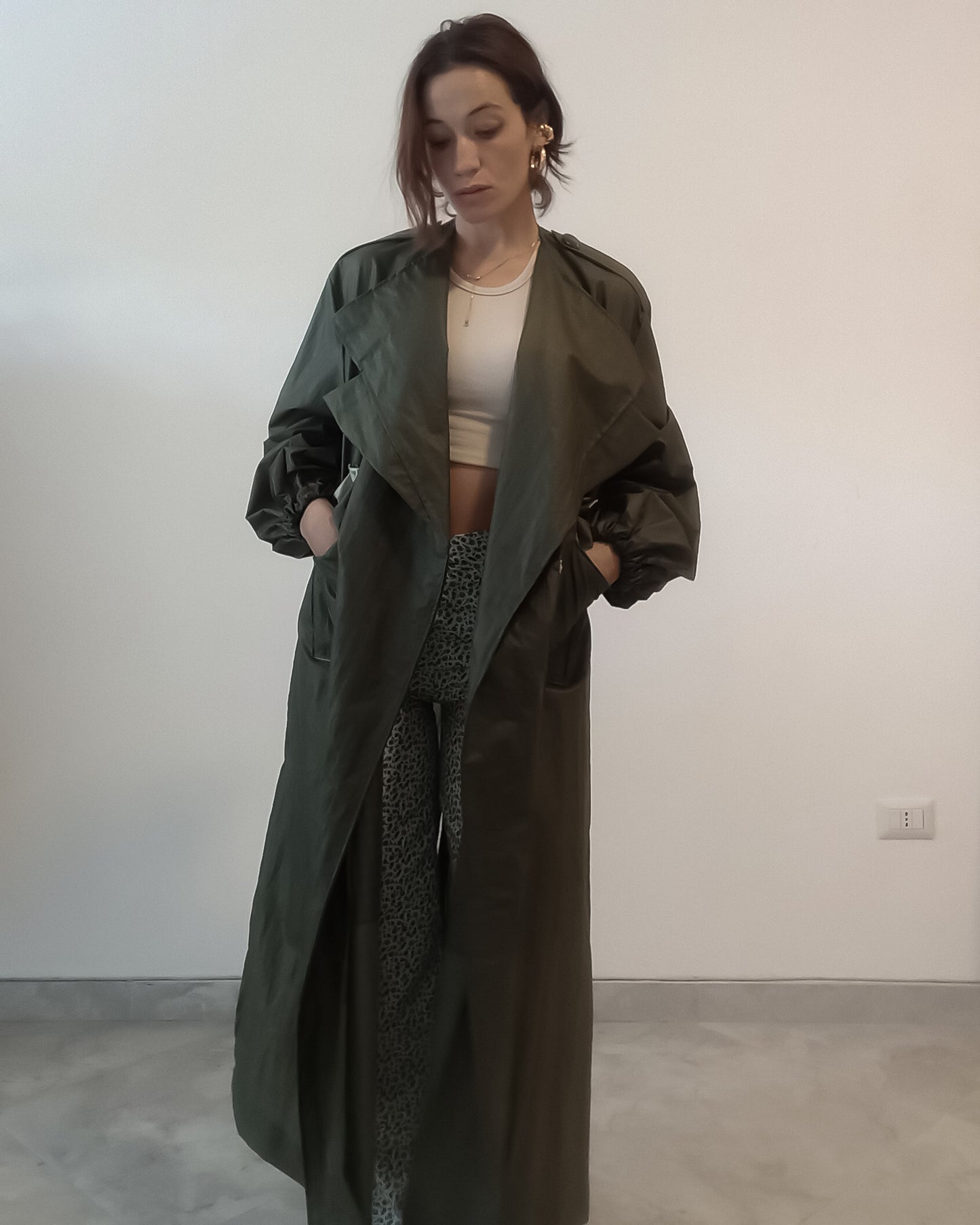 Trench Oversized  Nylon Ripstop