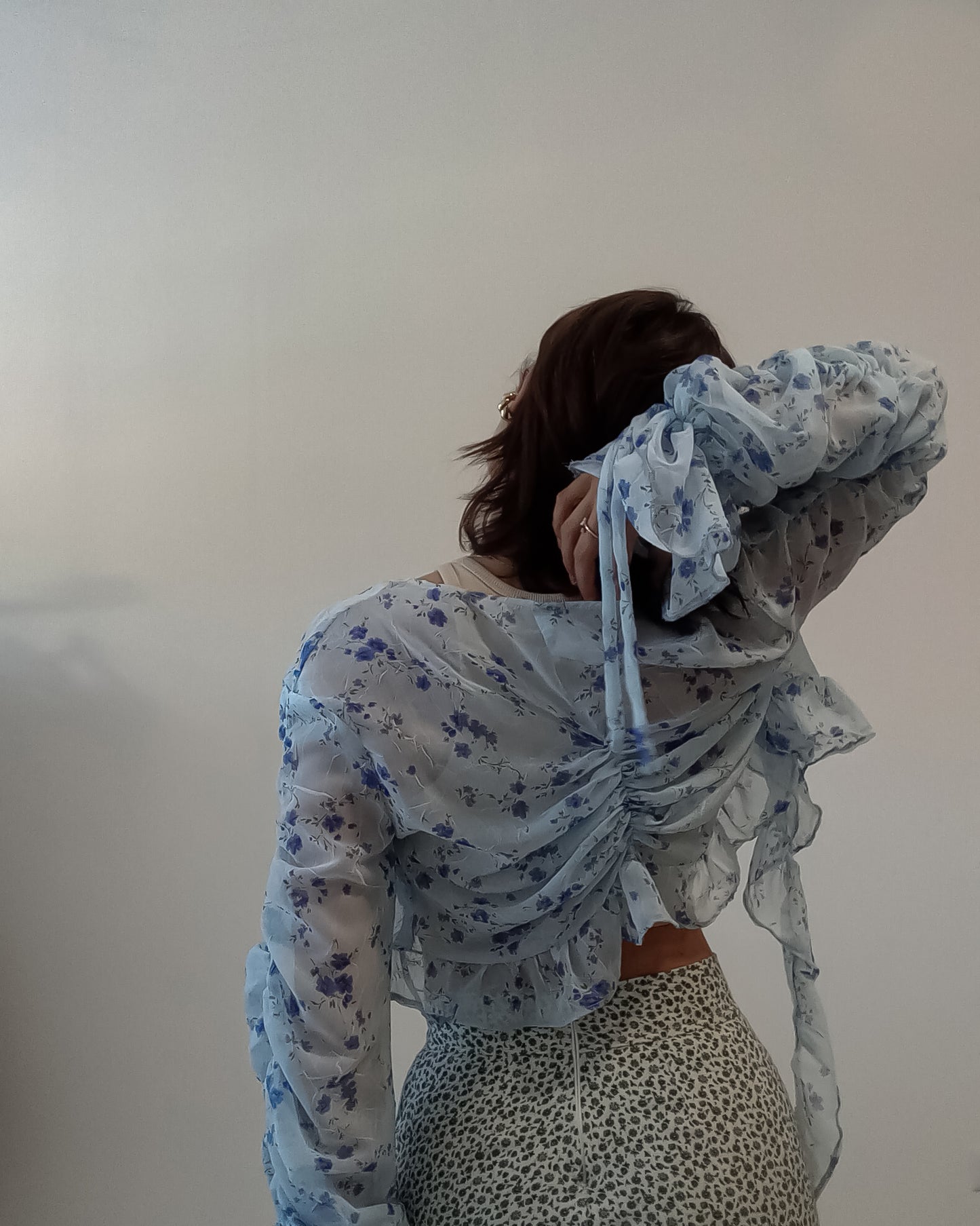 Blusa Chiffon Floreale