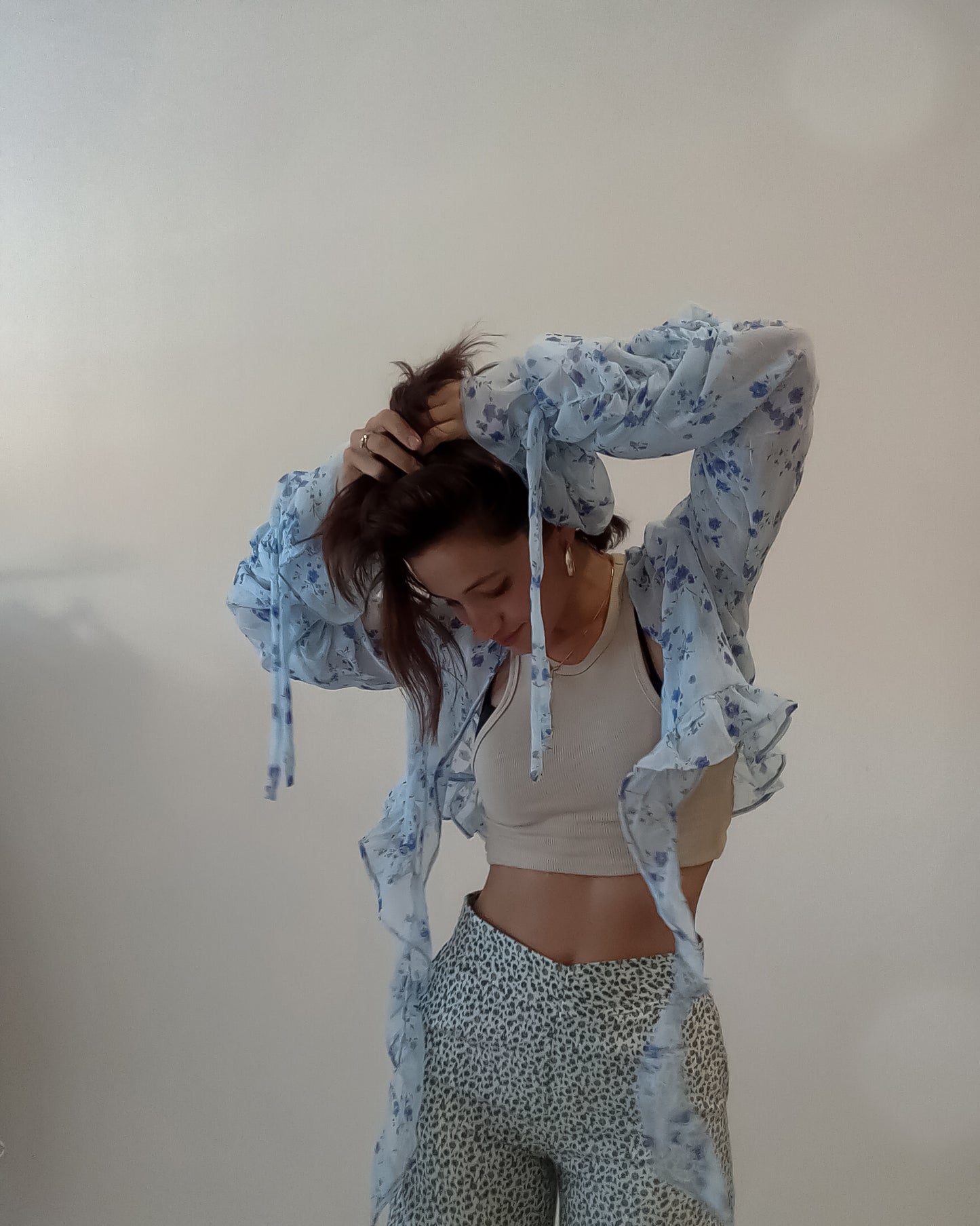 Blusa Chiffon Floreale