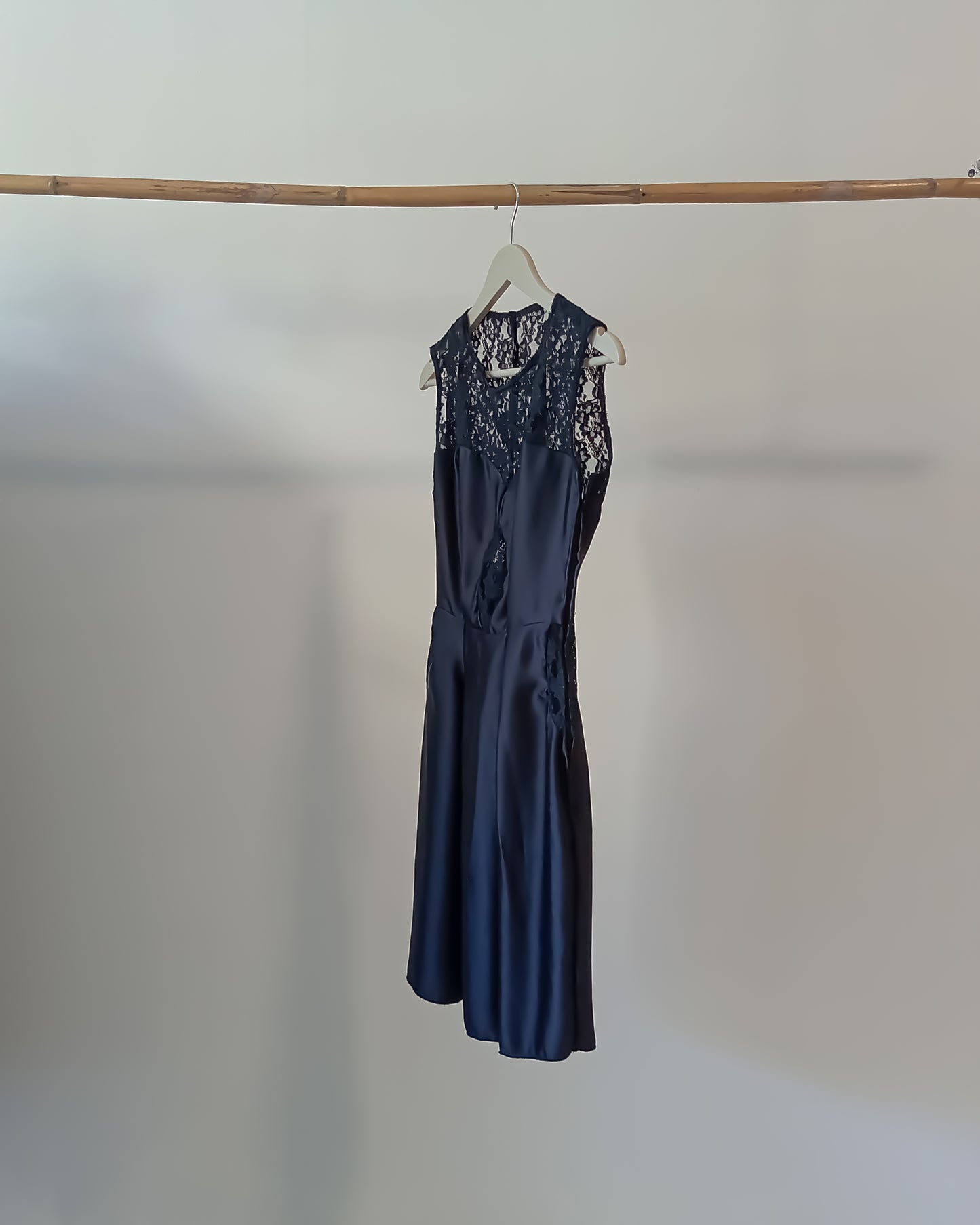 Mini abito pizzo nero